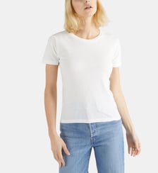 T-shirt slim en coton American Vintage
