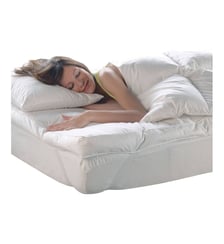 Surmatelas PRONEEM en percale de coton blanc Drouault