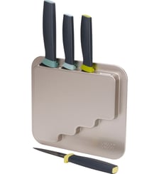 Bloc 4 couteaux de cuisine Doorstore gris Joseph Joseph