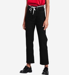 Jean Ribcage straight noir Levi's