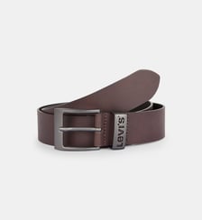 Ceinture large en cuir noir Levi's