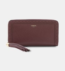 Portefeuille long zippé Premier Flirt en cuir Lancel
