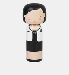 Figurine en bois Kokeshi dolls Coco H14,5 cm Lucie Kaas