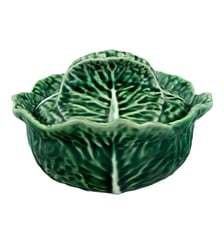 Terrine choux terre cuite émaillée vert et blanc 0,4L Bordallo Pinheiro