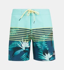 Short de bain jungle rayures suspensoir Quiksilver