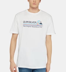 T-shirt droit coton signature Quiksilver