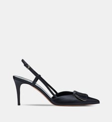 Valentino Garavani escarpins logo en cuir Valentino Garavani
