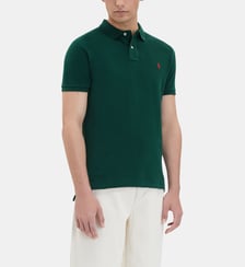 Polo droit uni en coton piqué Polo Ralph Lauren