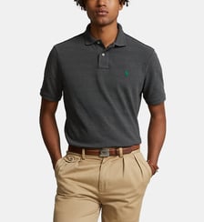 Polo droit uni en coton piqué Polo Ralph Lauren