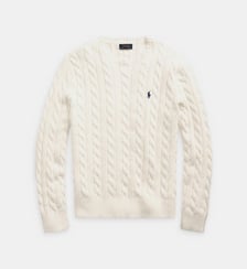 Pull droit maille câble coton Polo Ralph Lauren