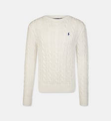 Pull droit maille câble coton Polo Ralph Lauren
