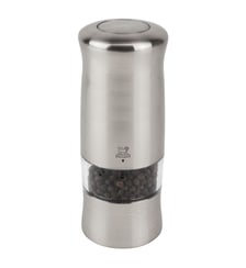 Moulin à poivre électrique Zeli ABS finition acier 14 cm Peugeot