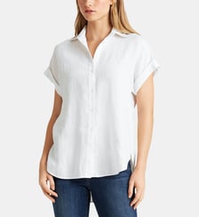 Chemise Broono manches courtes lin Lauren Ralph Lauren