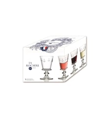 Lot de 4 verres à pied Abeille 24 cl La Rochère