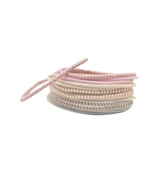 Lot de 14 élastiques fins pastel et lurex Bachca