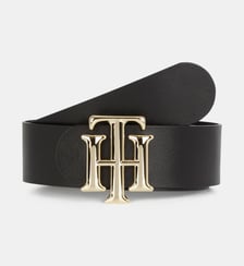 Ceinture large taille haute cuir Tommy Hilfiger