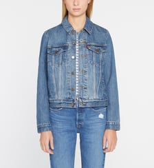 Veste courte droite en denim Levi's