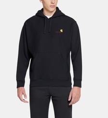 Hoodie droit American Script coton molleton Carhartt WIP
