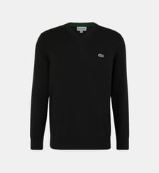 Pull droit maille coton organique Lacoste