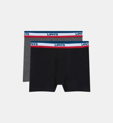 Lot de 2 boxers griffés coton stretch Levi's Kids