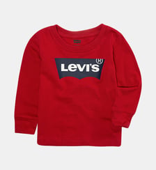 T-shirt batwing coton griffé Levi's Kids