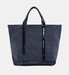 Sac cabas moyen sequins et lin Vanessa Bruno