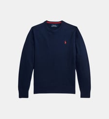 Pull droit pony brodé coton Polo Ralph Lauren