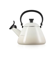 Bouilloire sifflante meringue Le Creuset
