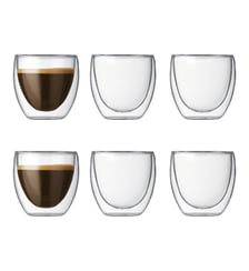 6 verres double paroi 8 cl Bodum