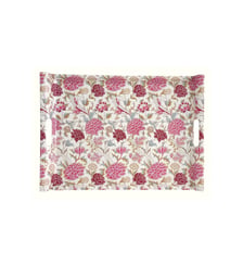 Plateau William Morris rose fuchsia 52 x 37 cm Easy Life