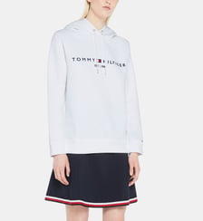 Hoodie droit Heritage signature coton mélangé Tommy Hilfiger