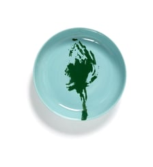 Assiette haute Feast par Ottolenghi Artichaut grès bleu/vert Ø22 cm Serax