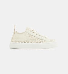 Baskets basses Lauren dentelle signature Chloé