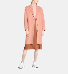 Manteau mi-long Claudel laine recyclée mélangée Galeries Lafayette