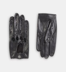 Gants tactiles Sisele perforés cuir Galeries Lafayette