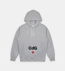 Sweat droit en coton à détails imprimés Comme des Garçons PLAY