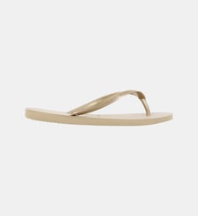 Tongs slim unies brides métallisées Havaianas