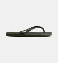 Tongs slim unies brides métallisées  Havaianas