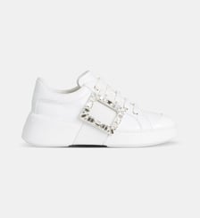 Baskets basses Viv Skate boucle strass Roger Vivier