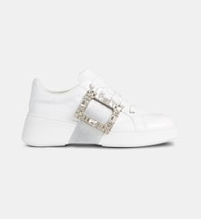 Baskets basses Viv Skate boucle strass Roger Vivier