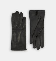 Gants tactiles Caphone cuir souple doublure soie Galeries Lafayette