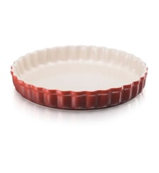 Plat à tarte CERISE Céramique Rouge Ø28 cm Le Creuset