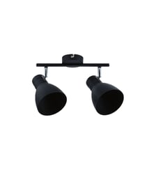 Spot réglette 2 lumières Davy noir 2x20W Paulmann