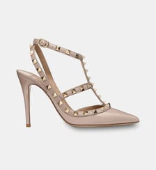 Valentino Garavani escarpins Rockstud brides cuir Valentino Garavani