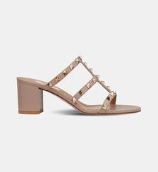Mules Rockstud en cuir Valentino Garavani
