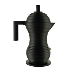 Cafetière espresso en fonte aluminium noirePulcina Alessi