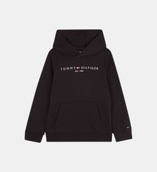 Hoodie droit signature coton bio Tommy Hilfiger