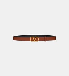 Ceinture réversible Vlogo en cuir Valentino Garavani