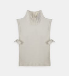 Pull sans manche Or en laine mélangée Soeur
