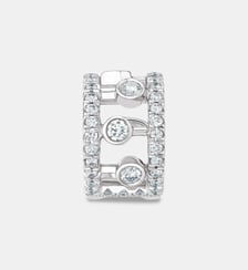 Boucle d'oreille Dewdrop en or blanc De Beers London